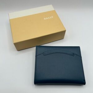 Vintage Bally Blue Leather Wallet